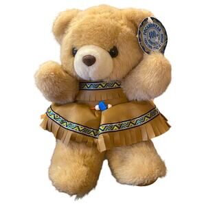 Pocahontas Special Ed. 400th Anniversary Plush Stuffed Teddy Bear 12 Inches
